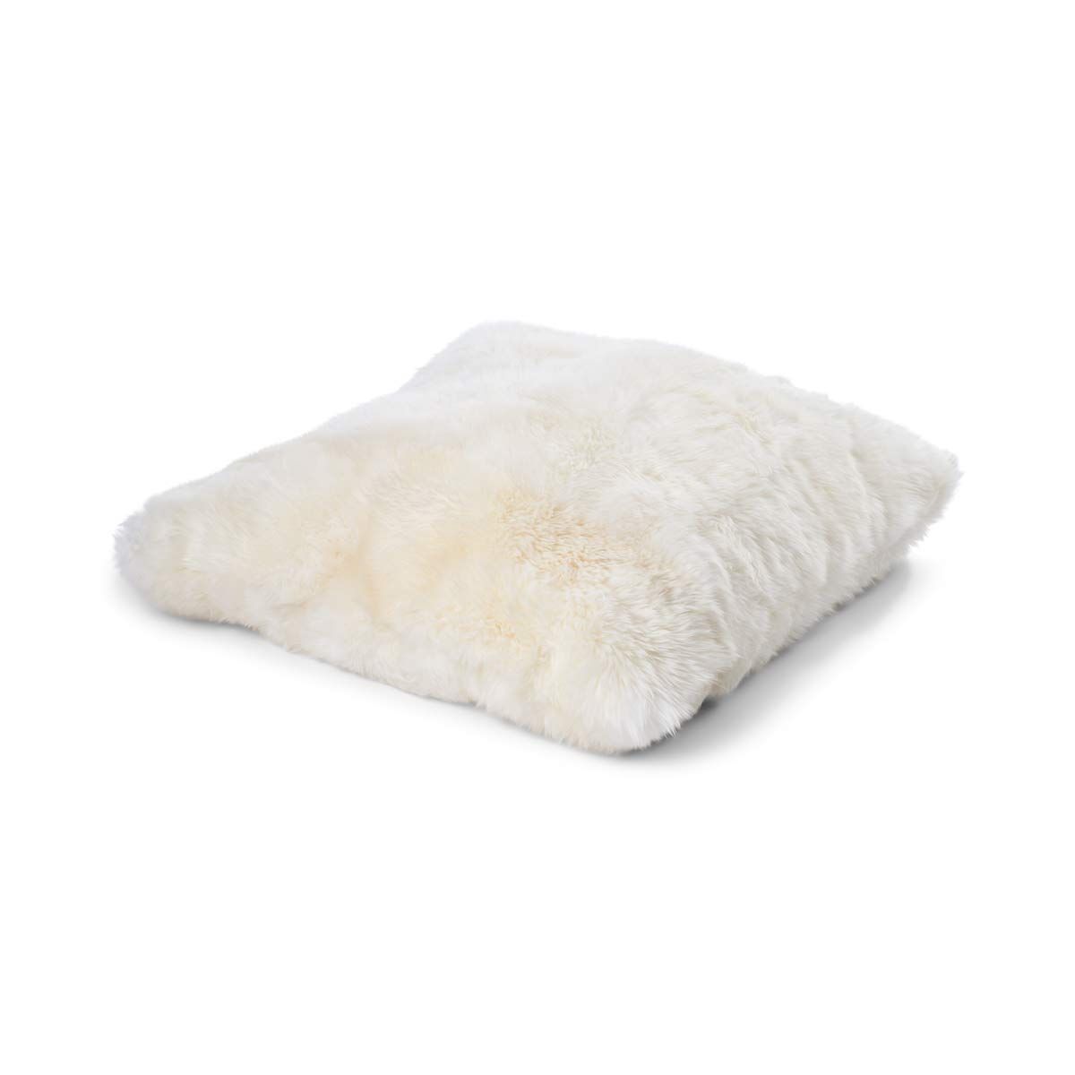 Maxi Float Cushion Doublesided New Zealand Sheepskin Long Wool 35 x 35"