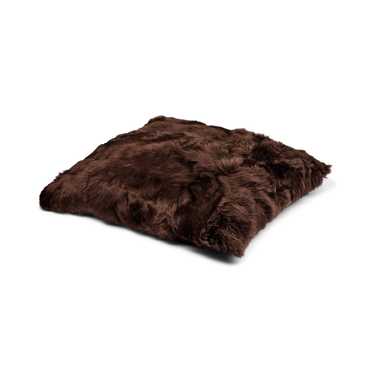 Maxi Float Cushion Doublesided New Zealand Sheepskin Long Wool 35 x 35"