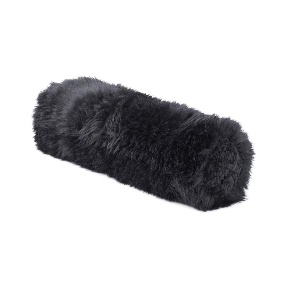 New Zealand Sheepskin Bolster Coral Reef Cushion, Long Wool