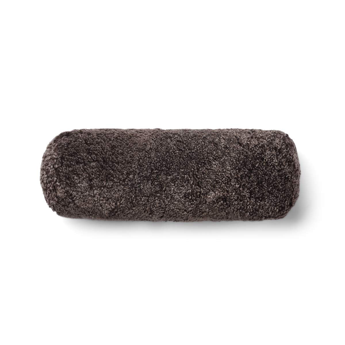 New Zealand Sheepskin Bolster Coral Reef Cushion, Short Wool Curly