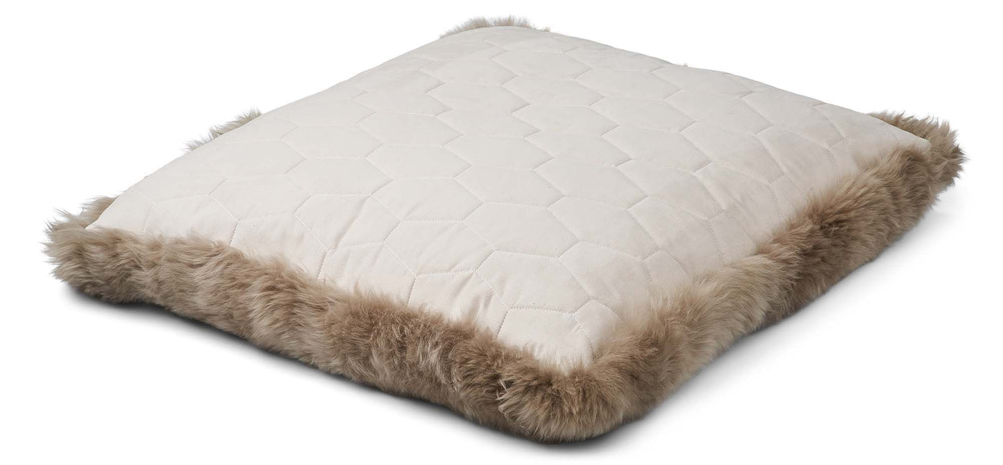 Maxi Float Cushion, New Zealand Sheepskin Long Wool Single Sided